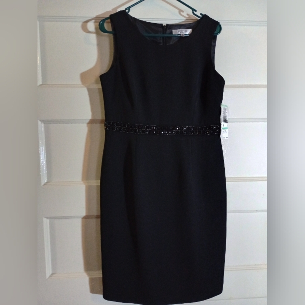 Kasper 8 women's evening / cocktail dress black nwt